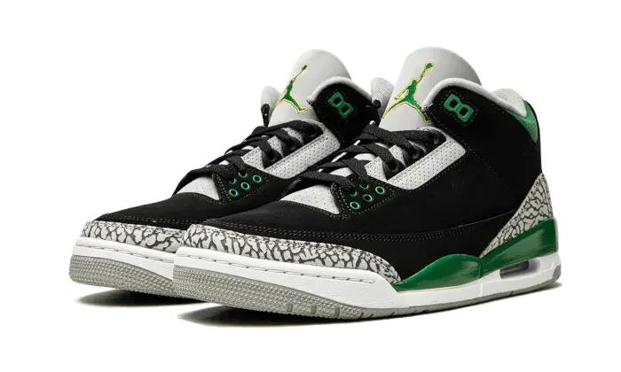Zapatillas - Baloncesto - Hombre - Air Jordan 3 - Negro/Pine Green 2/4
