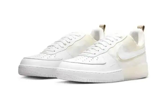 Unisex - schuhe - react-dämpfung - air force 1 - coconut milk 3/4