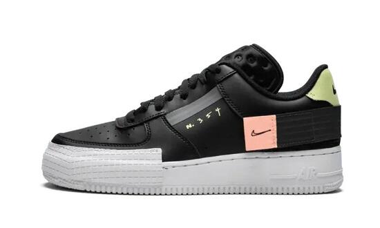 Nike Air Force 1 Low Drop Type Black