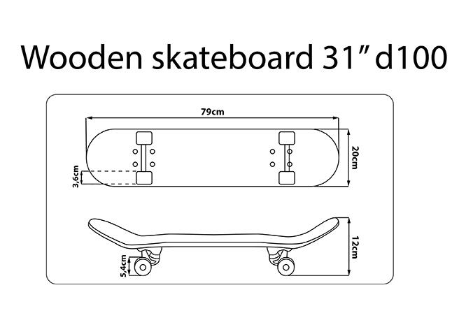 Skateboard 31" Stitch 4/4