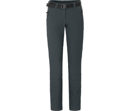 Damen Winter Softshellhose warm, Innenfleece, recycelt Schwarz