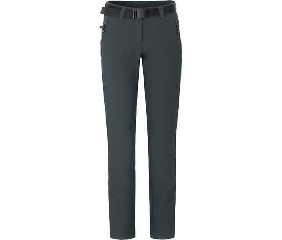 Damen Winter Softshellhose warm, Innenfleece, recycelt Schwarz