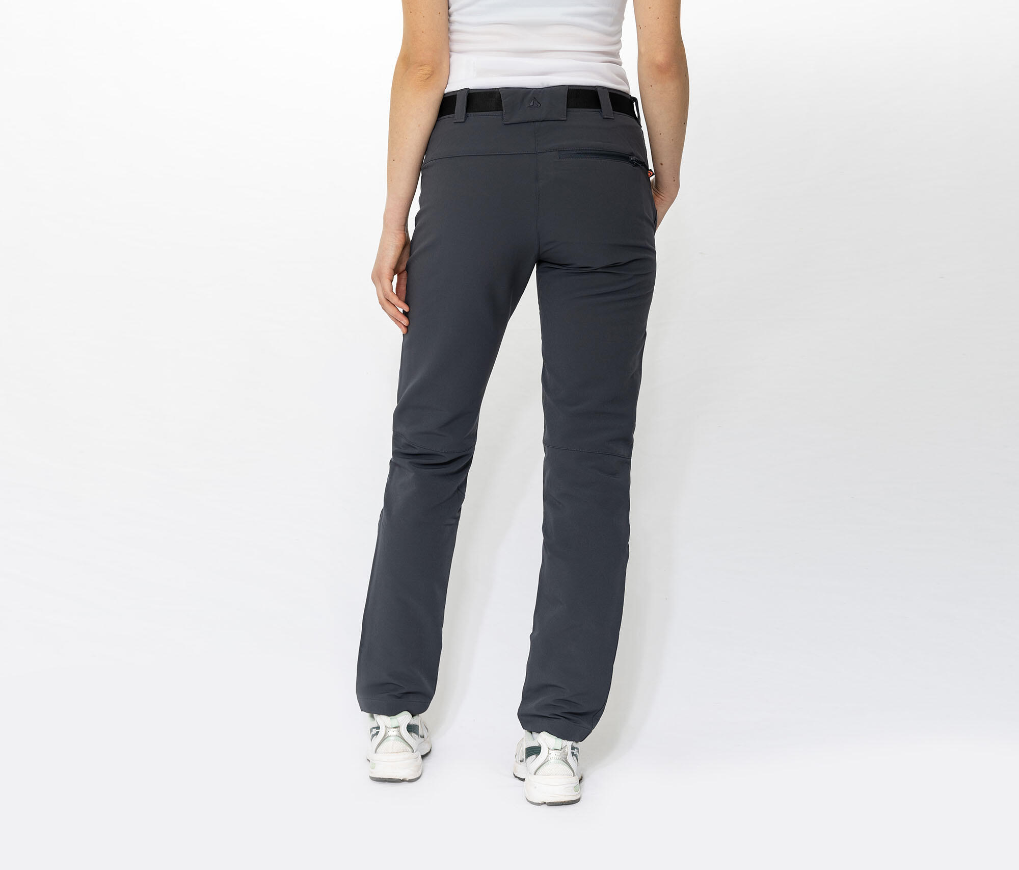 Damen Winter Softshellhose warm, Innenfleece, recycelt Blau 6/6