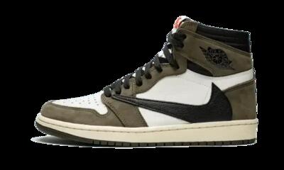 Scarpe - Uomo - Alte - Jordan 1 Travis Scott - Bianco/Mocha