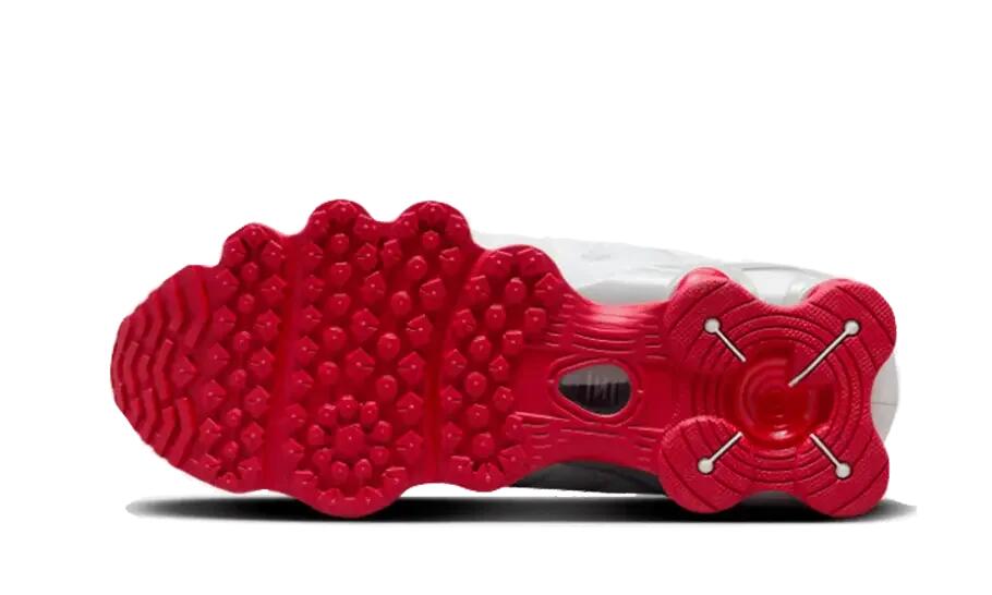 Nike Shox TL Platinum Tint Gym Red 4/4