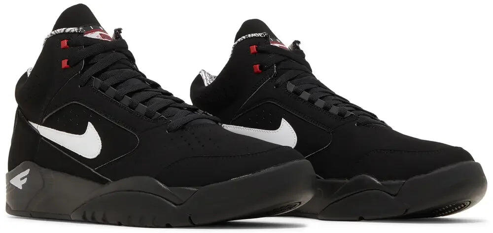 Nike Air Flight Lite II Mid Black White Varsity Red 5/5