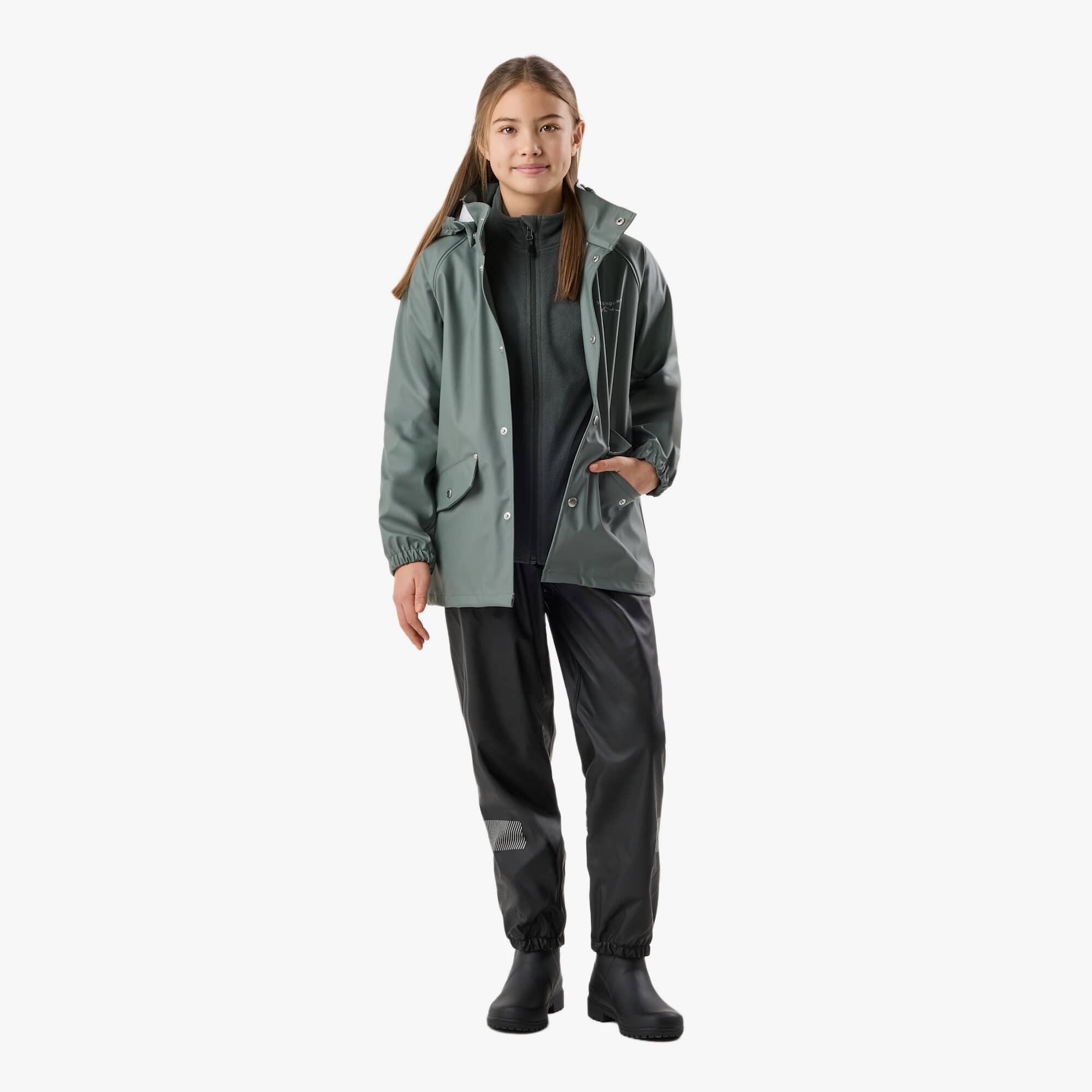 Giacca antipioggia da escursionismo junior Väderöarna Jacket 3/8