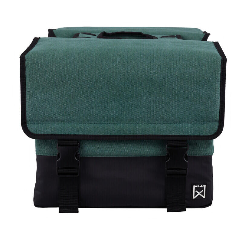 Alforja doble para portabultos en tela impermeable Willex 40 L 1/3