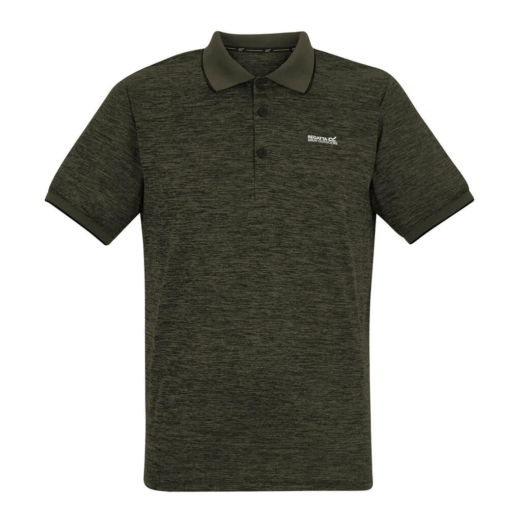 Mens Remex II Jersey Polo Shirt (Dark Khaki)