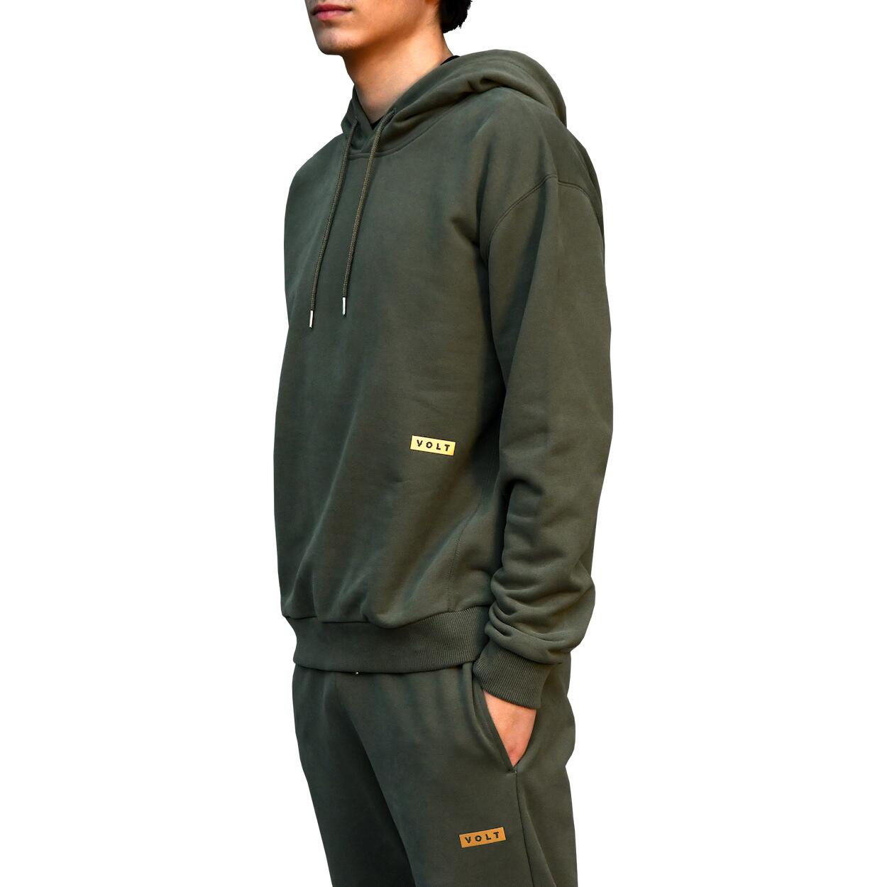 Hoodie Verde & Dorado 2/7