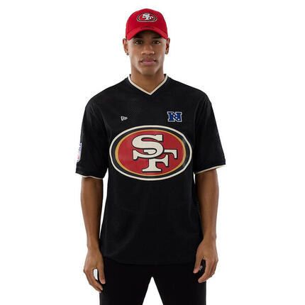 New Era Herren T-Shirt Mesh Oversized NFL San Francisco 49ers Logo