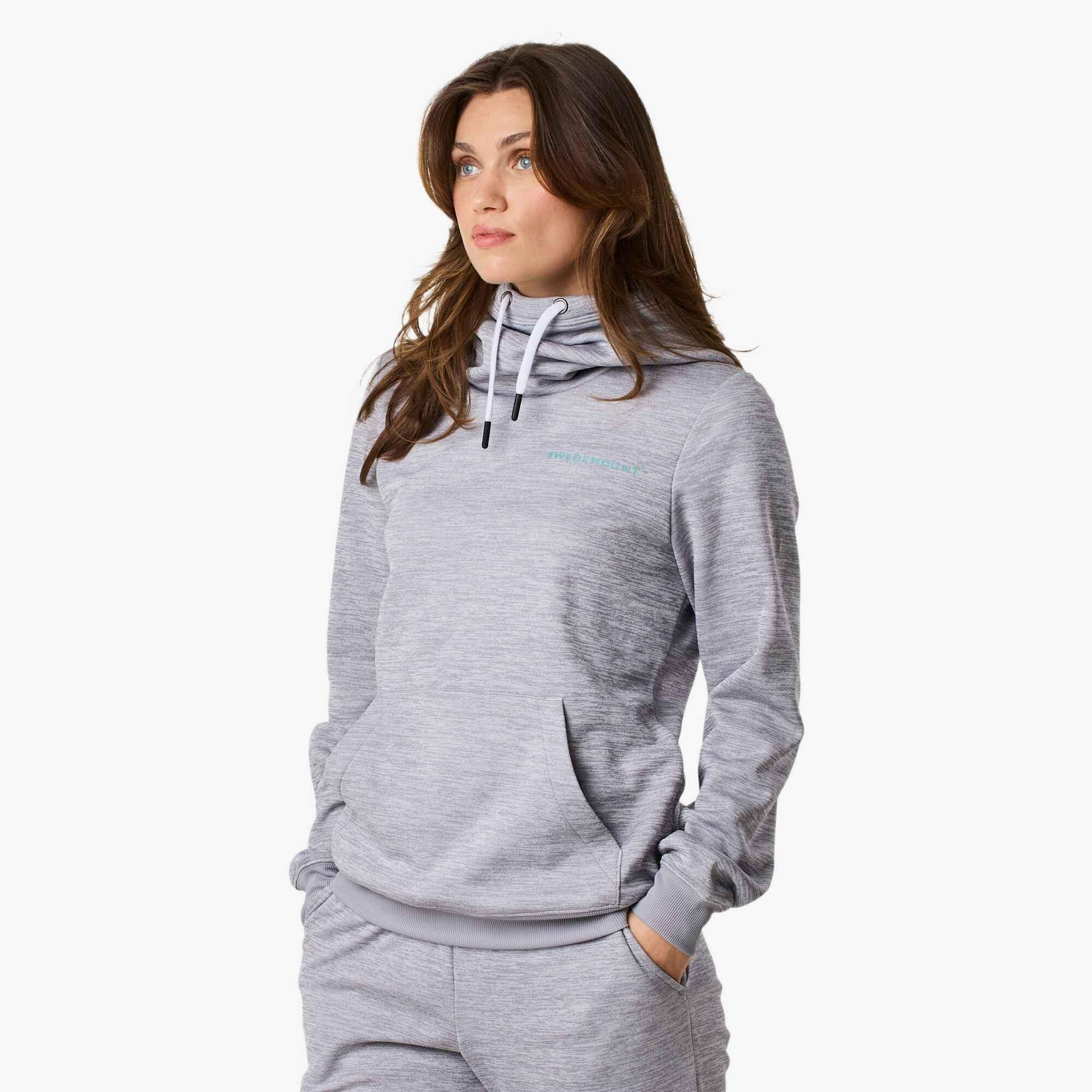 Damen Trainingssweatshirt Quick Dry Training Logo Hood W II 4/7