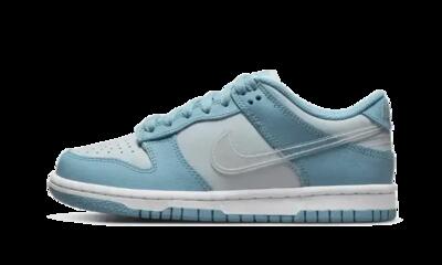 Schoenen - lifestyle - unisex - dunk low clear swoosh - worn blue/white/clear