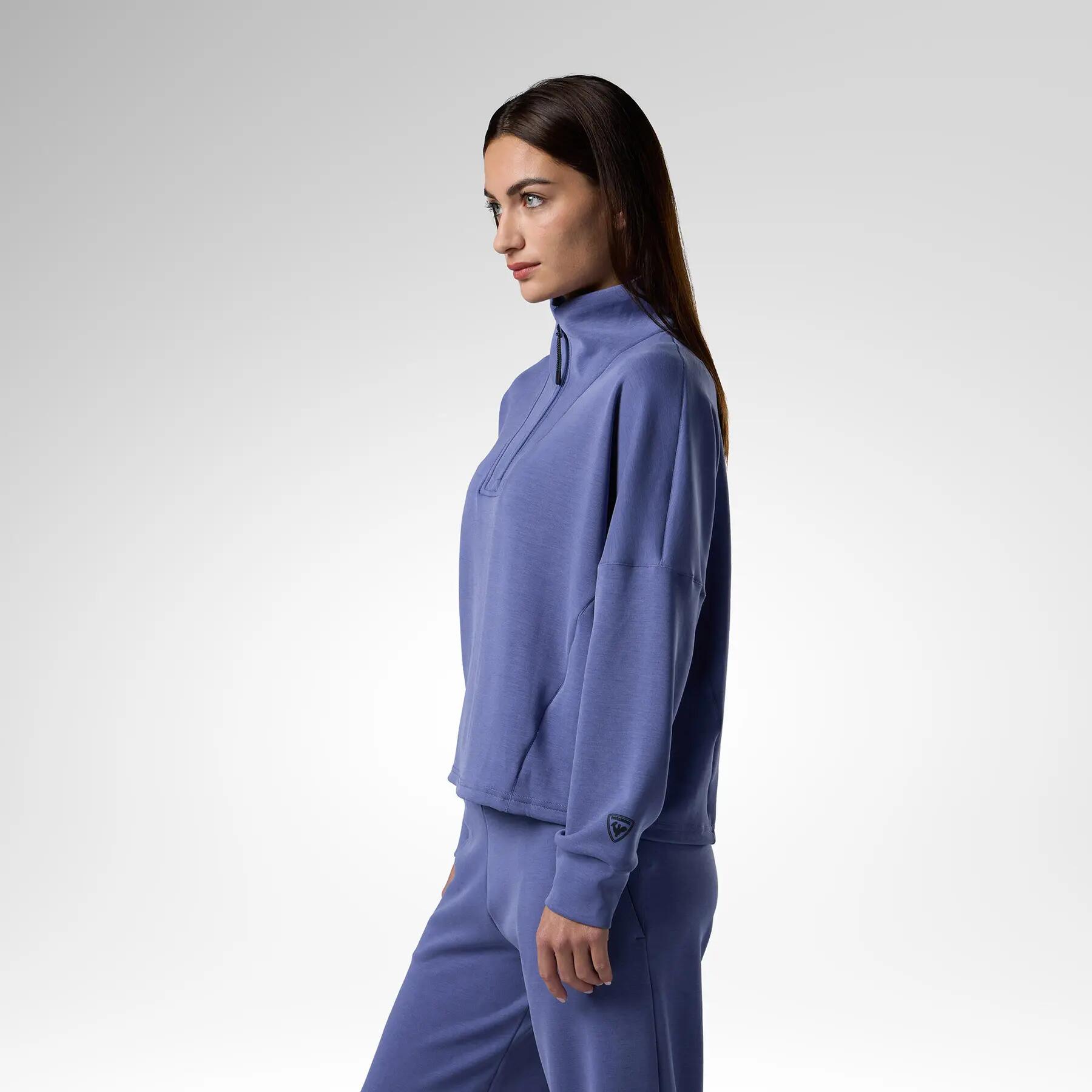 Vrouwelijke 1/4 Zip Jas Rossignol Chavanette Scuba 4/7