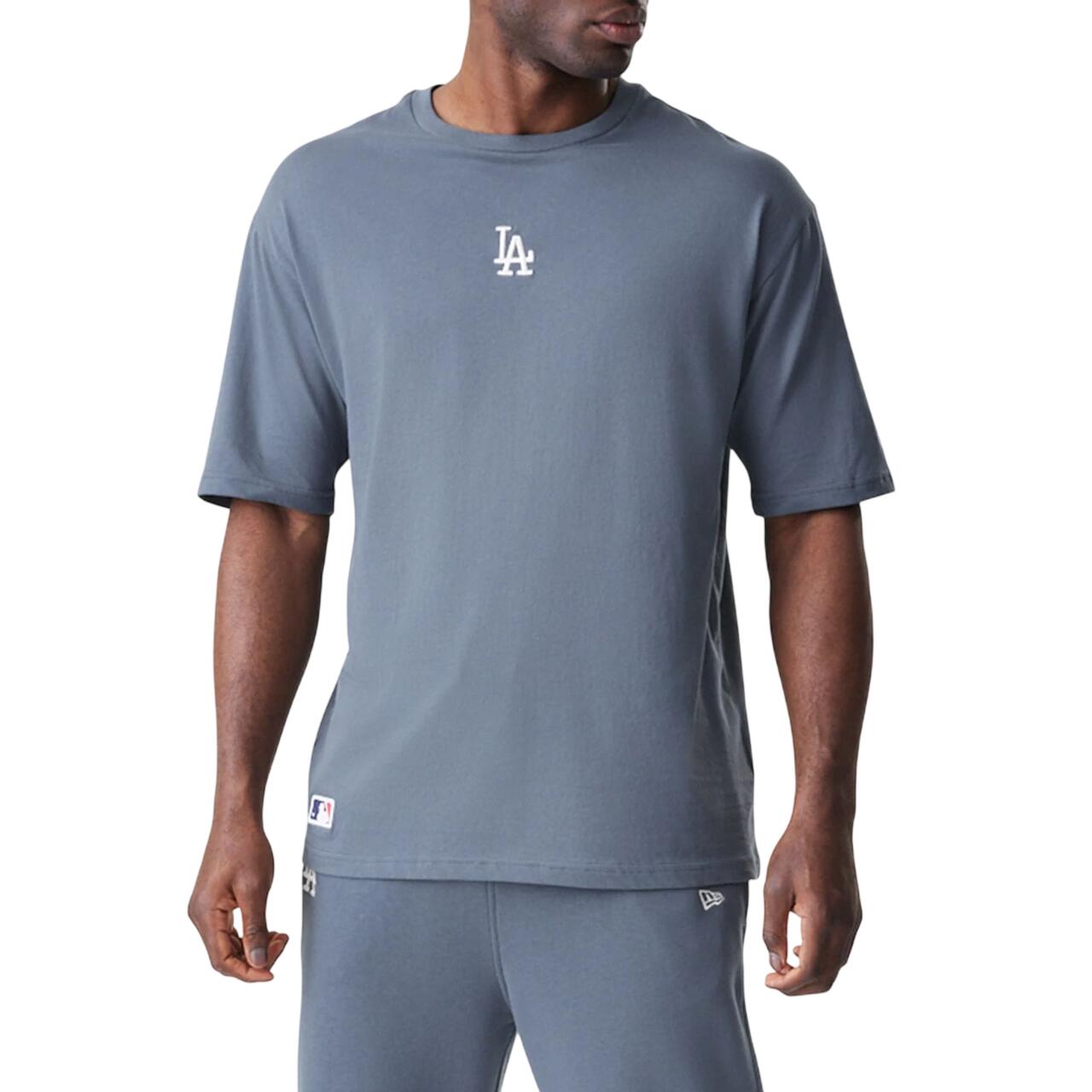 New Era Herren T-Shirt MLB League Essential Oversized LA Dodgers 3/7