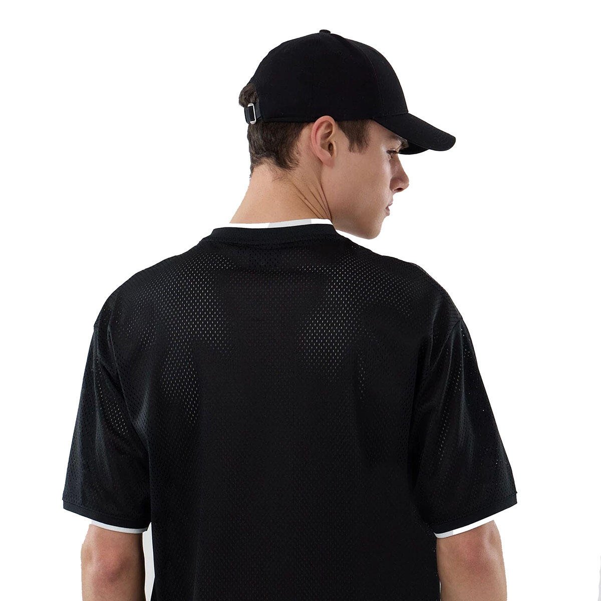 New Era Herren T-Shirt Mesh Oversized NBA Brooklyn Nets Logo 3/7