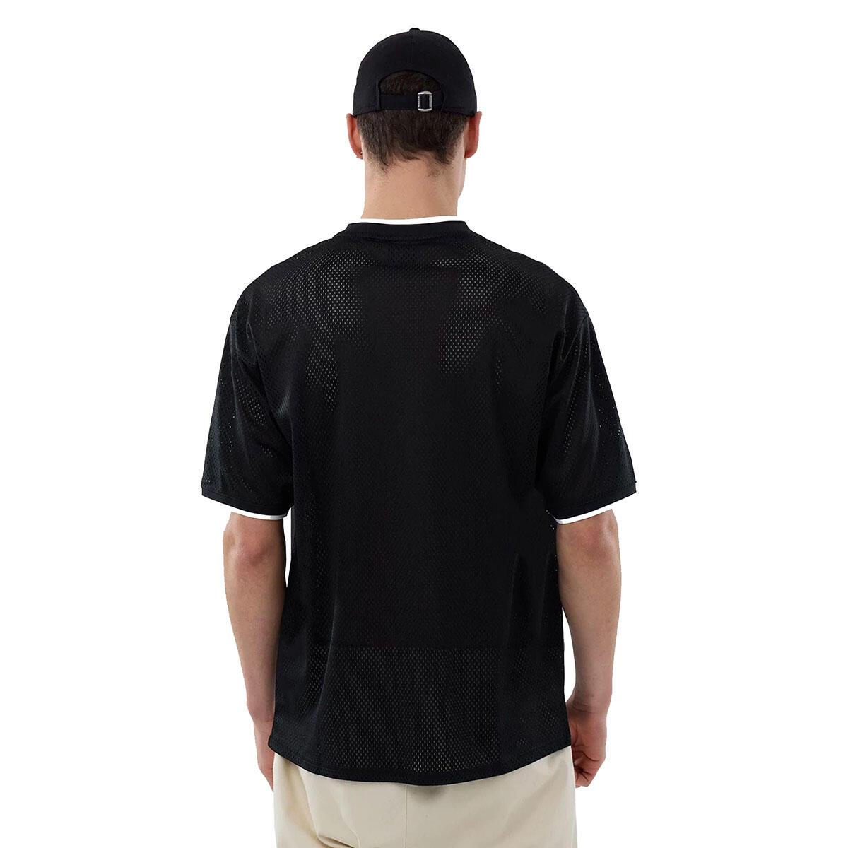 New Era Herren T-Shirt Mesh Oversized NBA Brooklyn Nets Logo 2/7