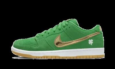 Scarpe - skate - unisex - sb dunk low pro - verde/oro metallico