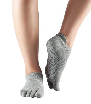 Antislip yogasokken met korte tenen