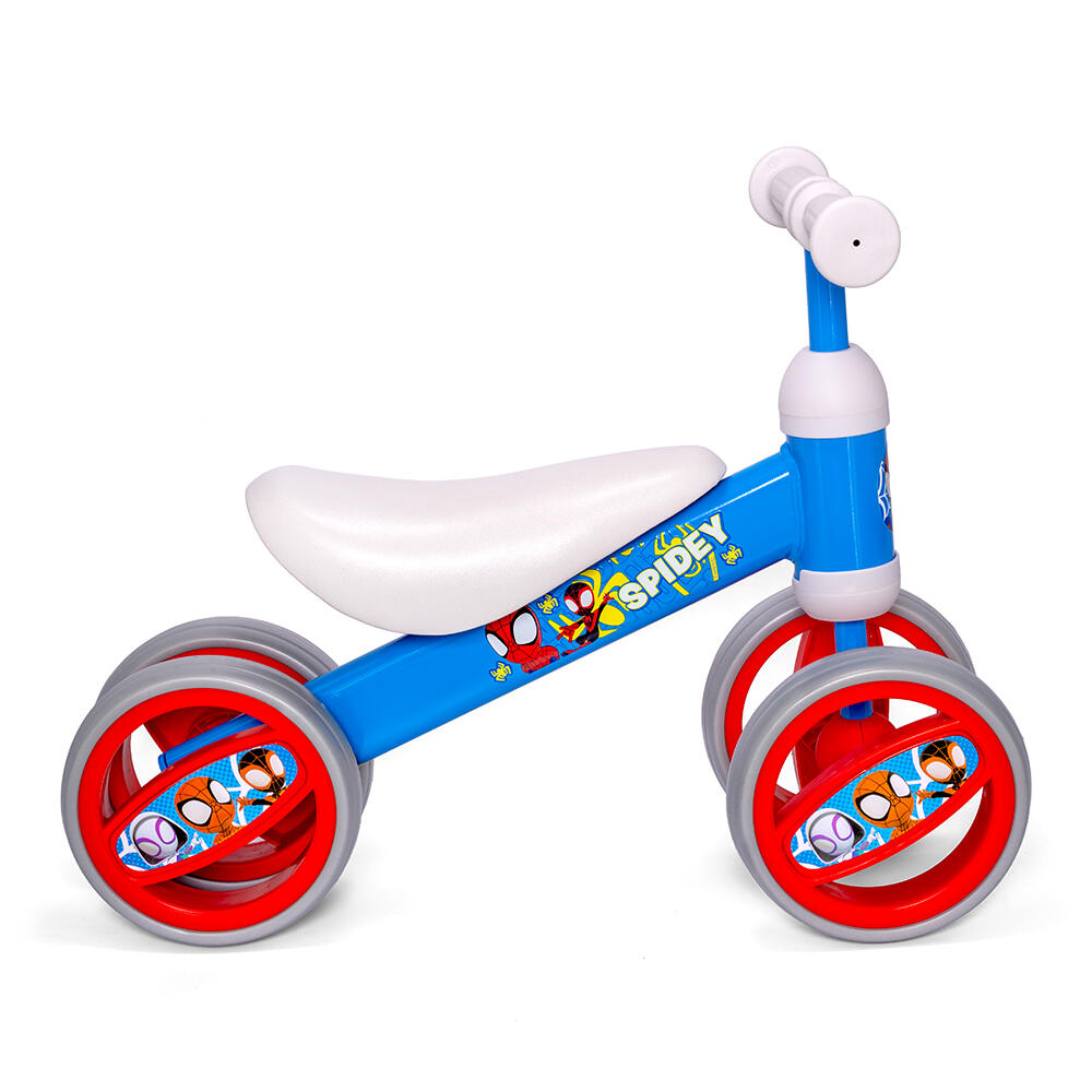 Jungen-Balancefahrrad mit 4 Rädern Spidey, blau 2/5
