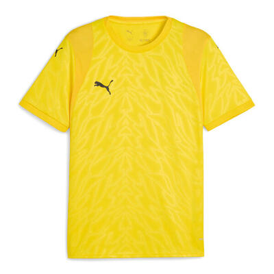 Shirt - voetbal - heren - teamcup slim fit, ademend, drycell - geel