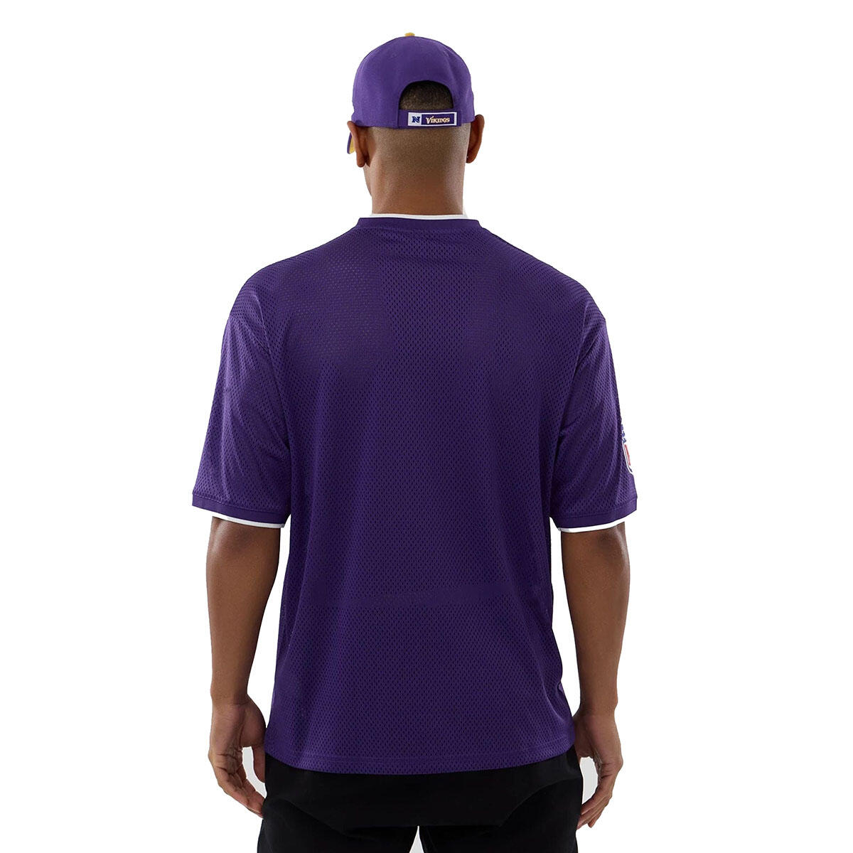 New Era Herren T-Shirt Mesh Oversized NFL Minnesota Vikings Logo 2/7