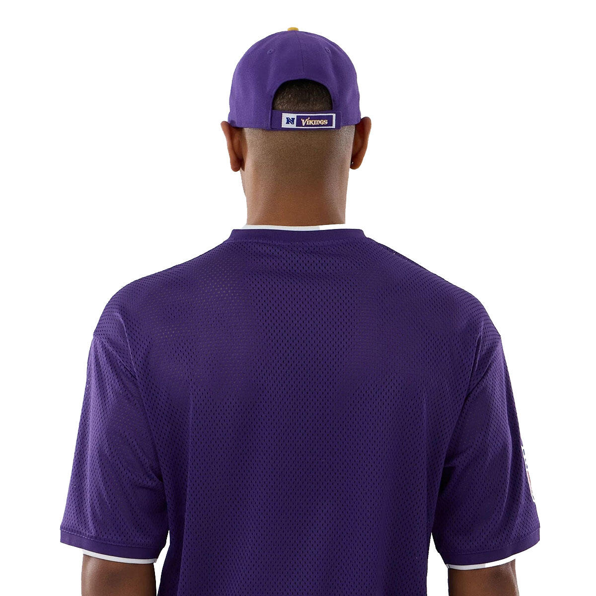 New Era Herren T-Shirt Mesh Oversized NFL Minnesota Vikings Logo 7/7