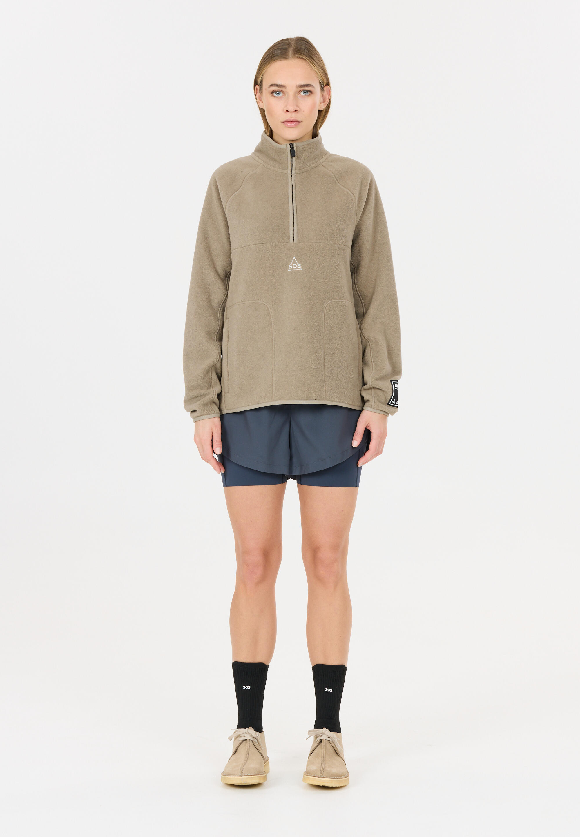 Polaire demi-zip femme SOS Munson 3/5
