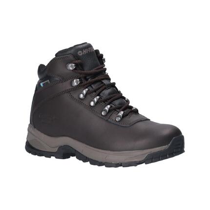 Chaussures Montantes De Marche EUROTREK Femme (Marron Foncé)