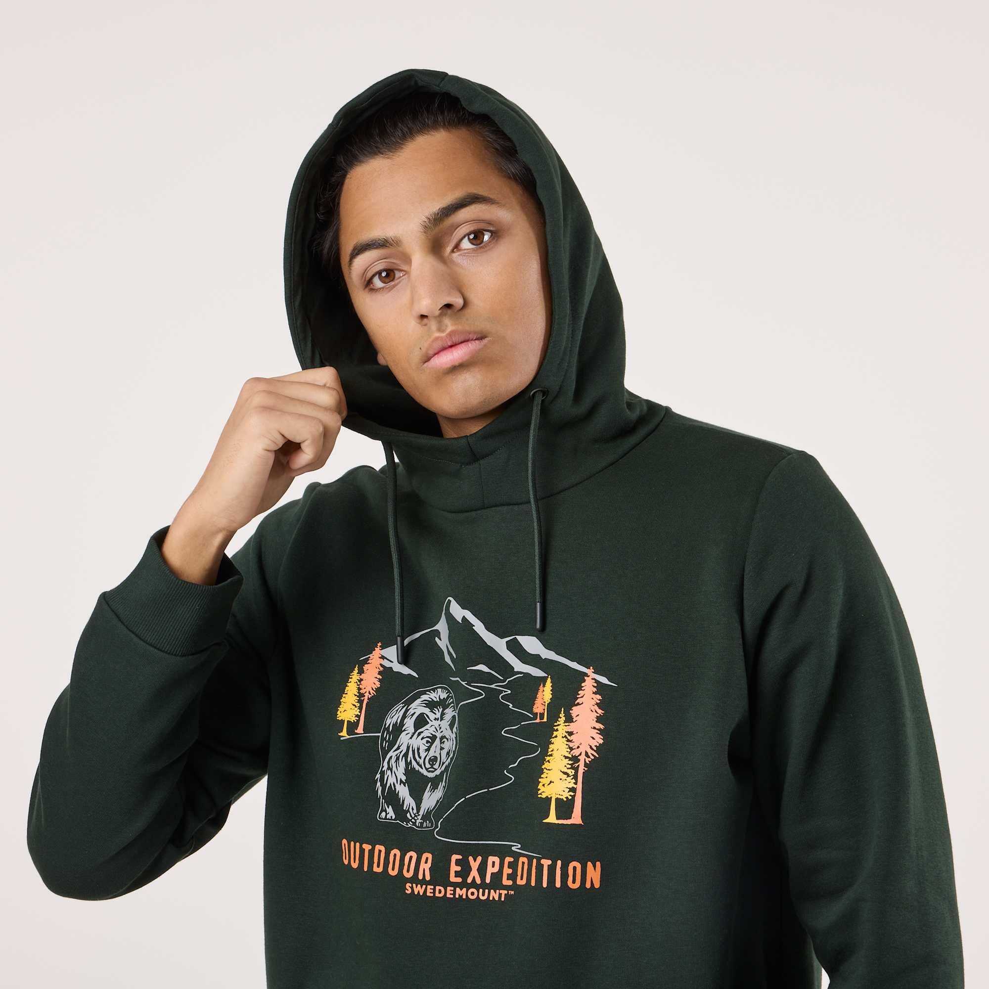 Heren hiking hood sweater Forest Hood 5/7