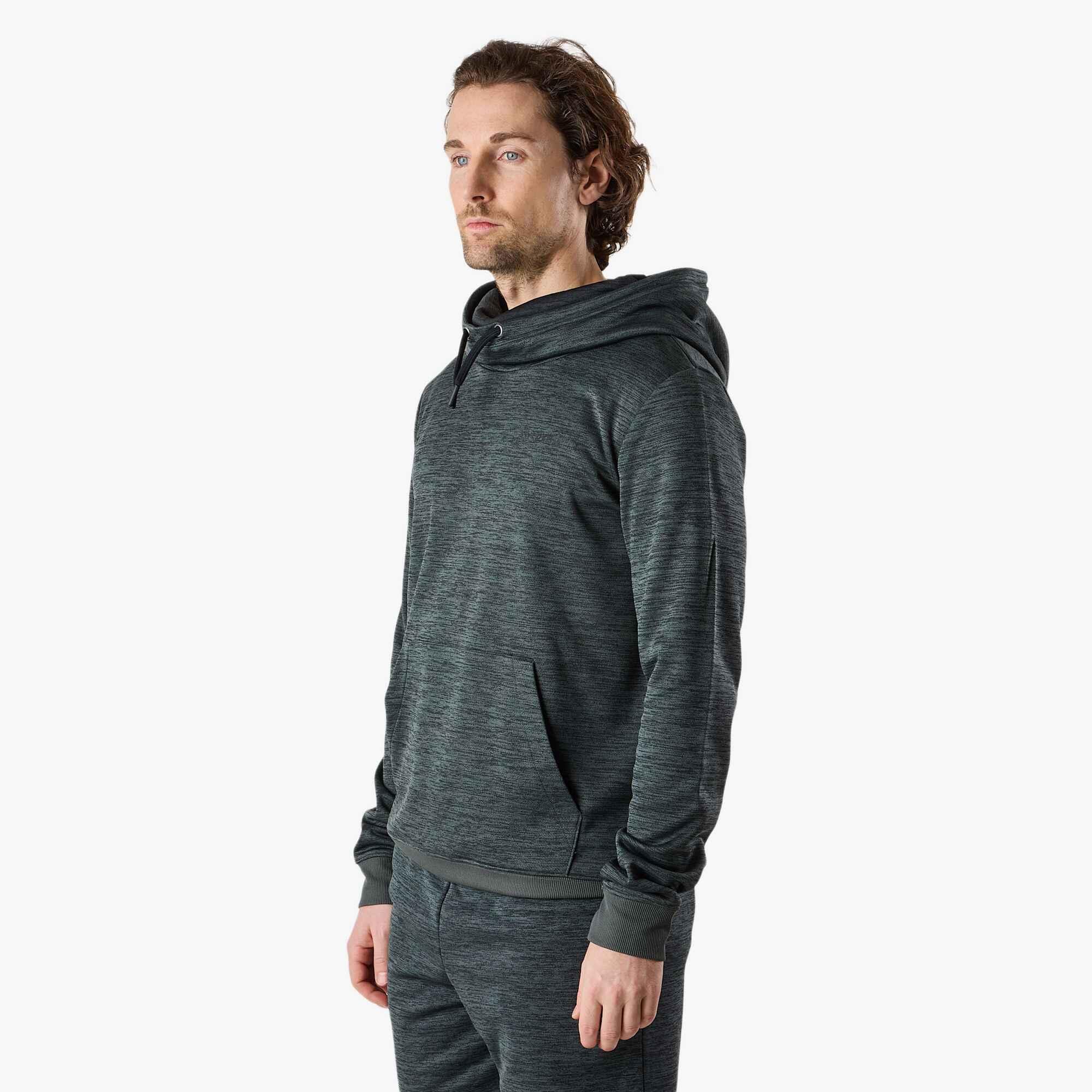 Herren Trainingssweater atmungsaktiv schnelltrocknend Training Logo Hood II 4/7