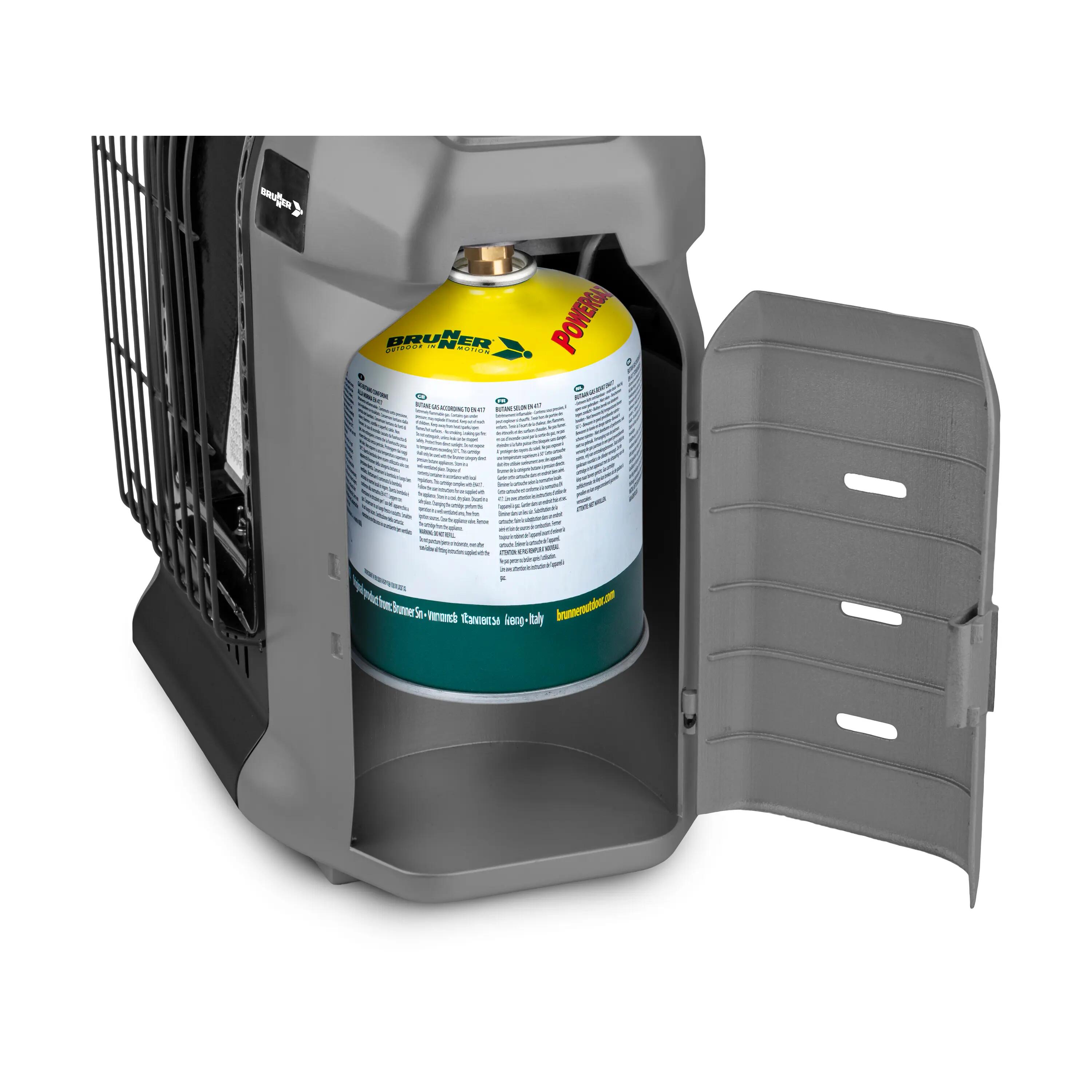 Brunner Devil Megaheater L - cartridge gaskachel 5/5