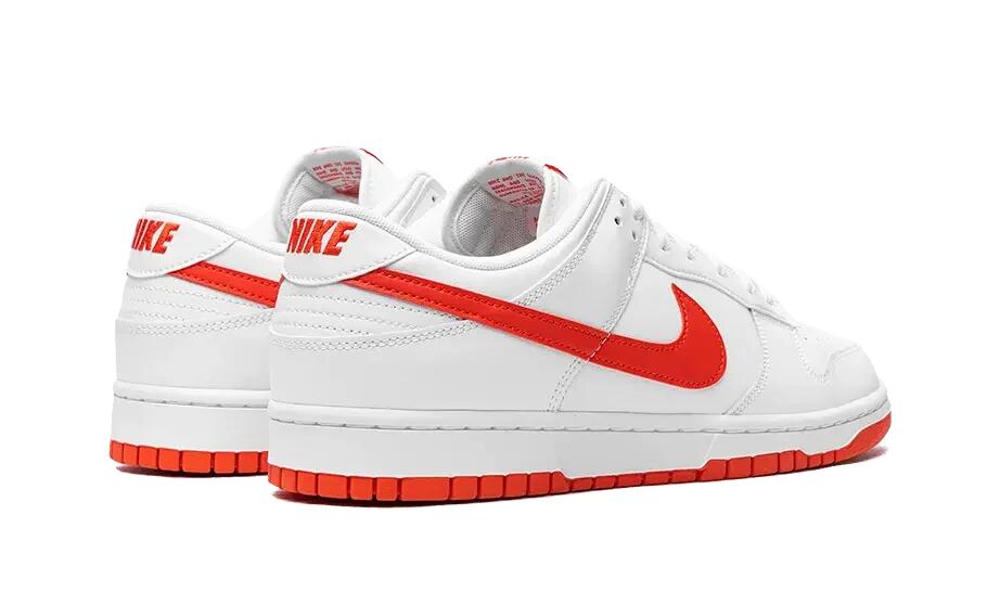 Nike Dunk Low Retro White Picante Red 3/4