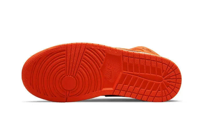 Air Jordan 1 Mid Orange Black 3/3