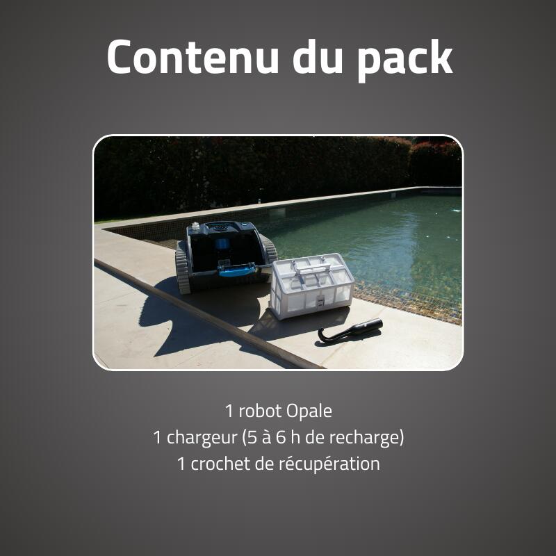 Bestway Robot piscine sans fil Opale nettoyage fond et parois 45 m² max 4/6
