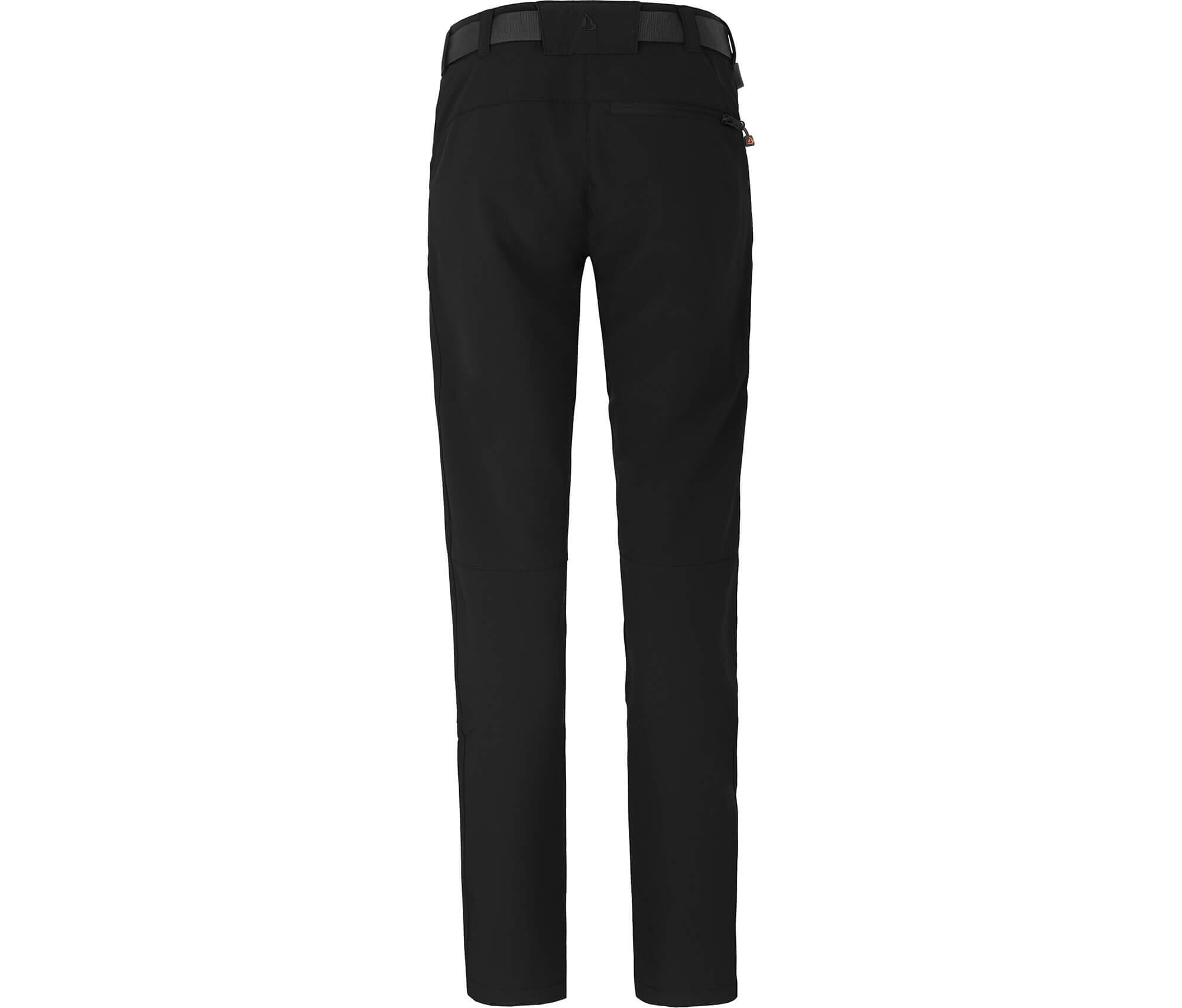 Damen Winter Softshellhose warm, Innenfleece, recycelt Schwarz 2/6