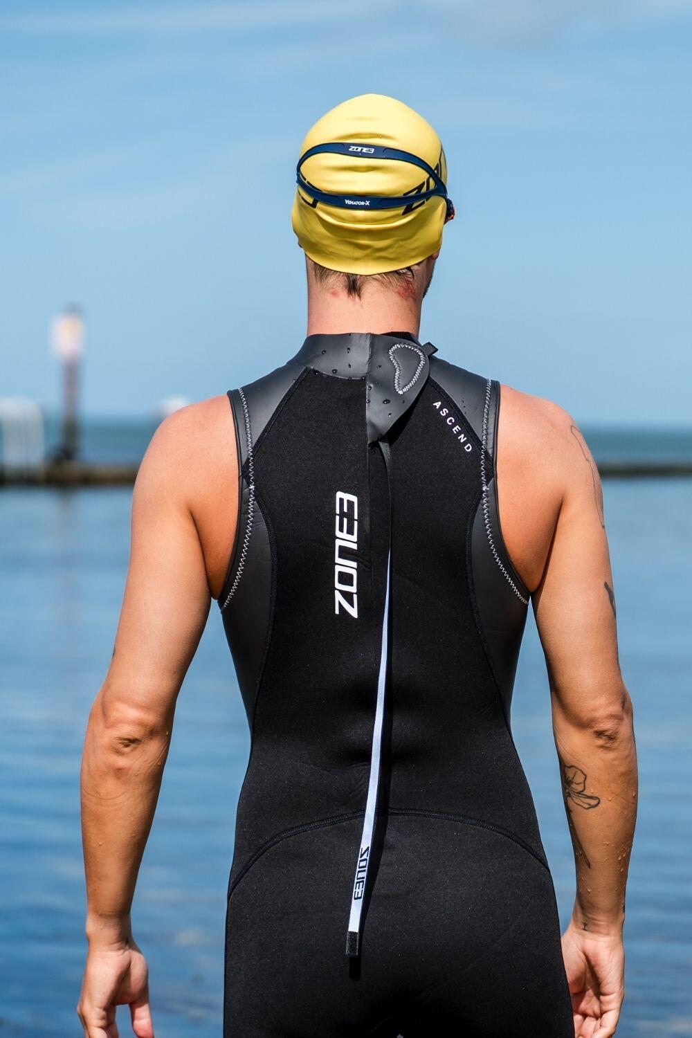 Pianka triathlonowa męska ZONE3 Glide Sleeveless Wetsuit 5/7