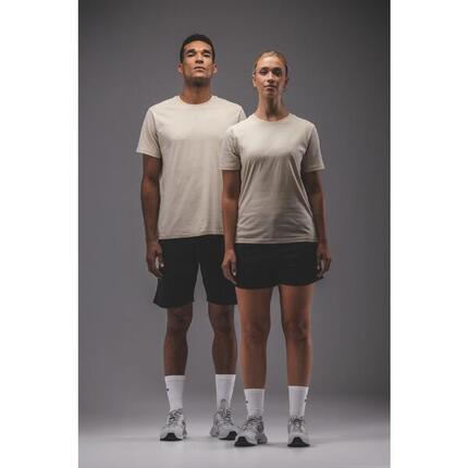 T-shirt Erima équipe beige, coton, manches courtes