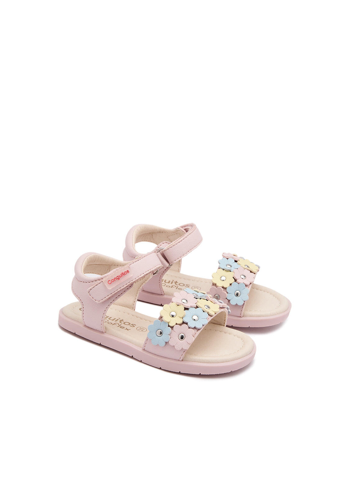 Sandalias Conguitos Barefoot Goflex Floral 2/4