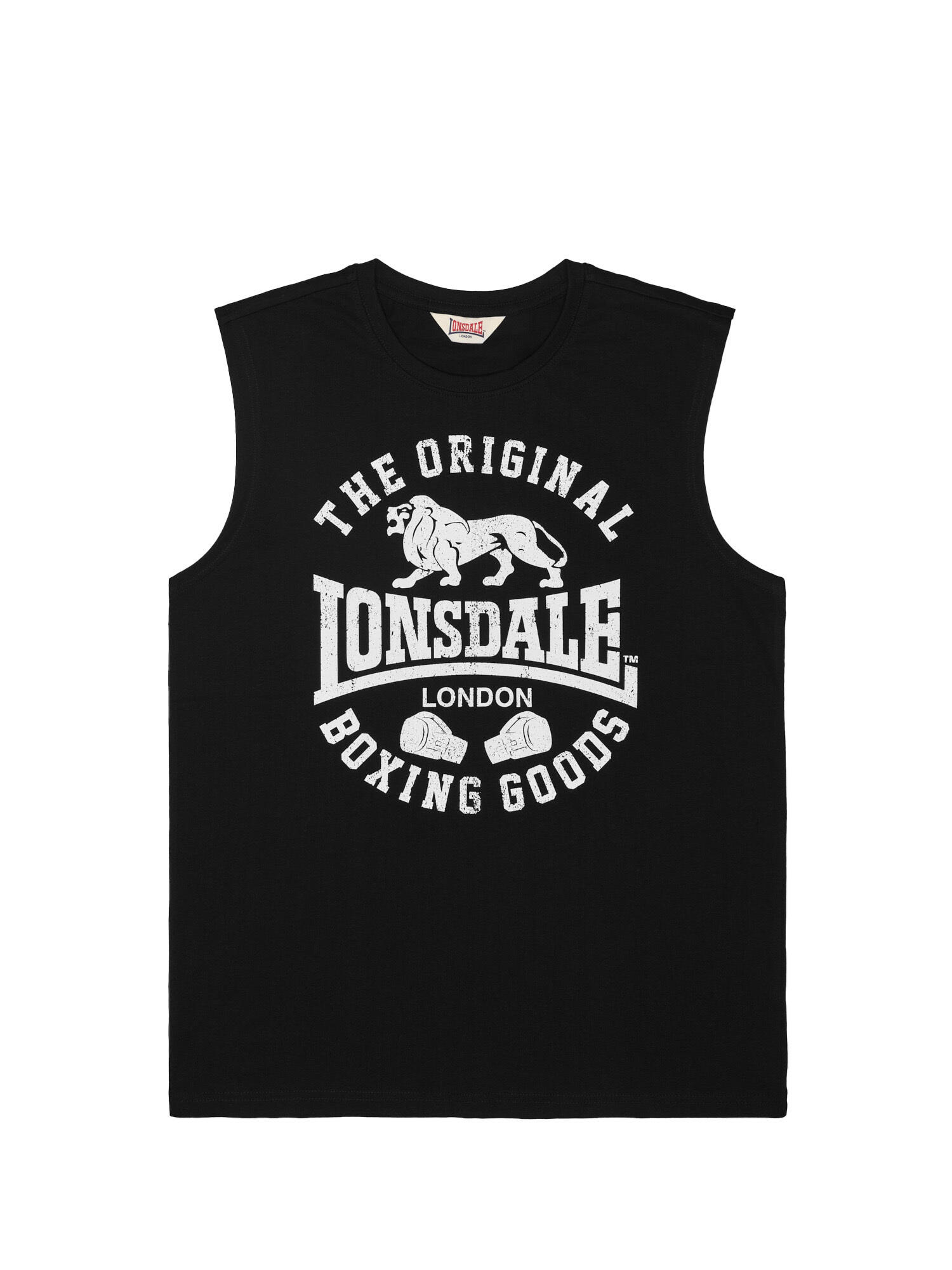 LONSDALE Heren mouwloos T-shirt regular fit BOLDRON 2/6