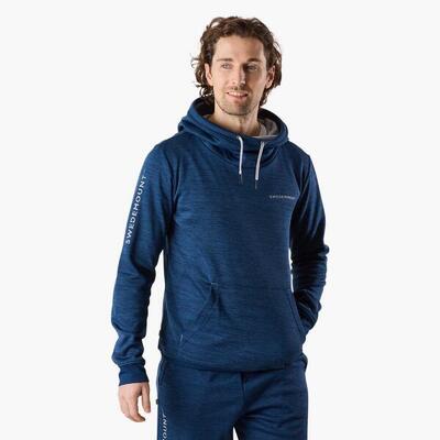 Heren trainingssweater ademend sneldrogend training logo hood ii