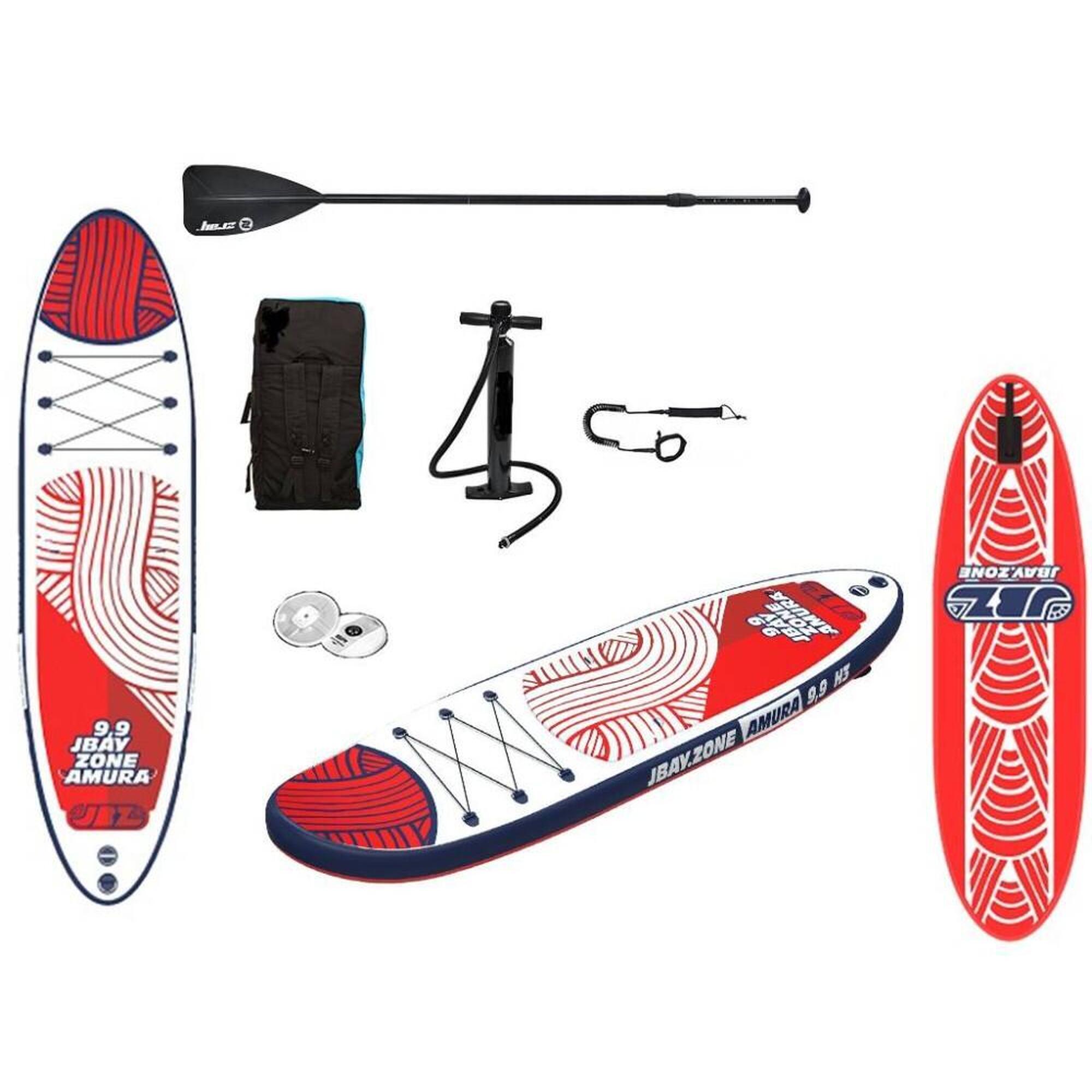 JBAY.ZONE Paddleboard All Around H3 Kame - 297x81x10, 99 Kg