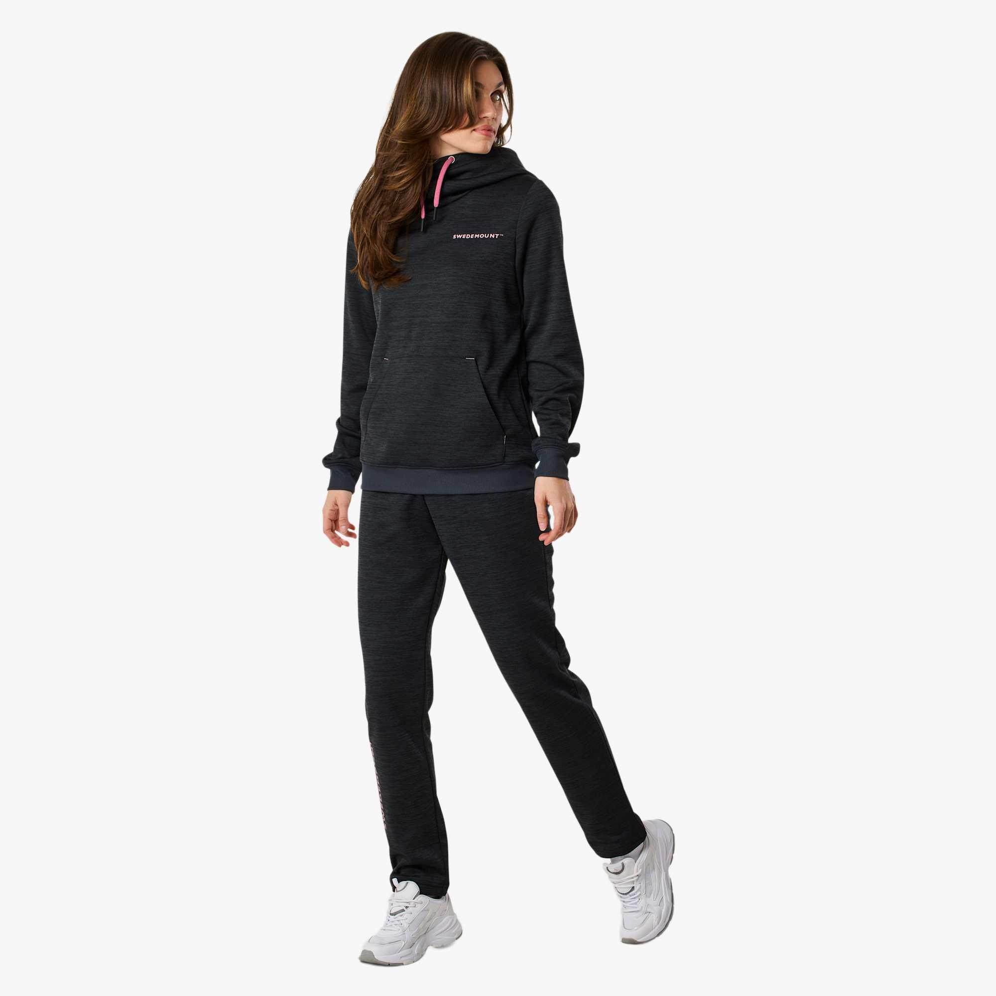 Damen Trainingssweatshirt Quick Dry Training Logo Hood W II 3/7