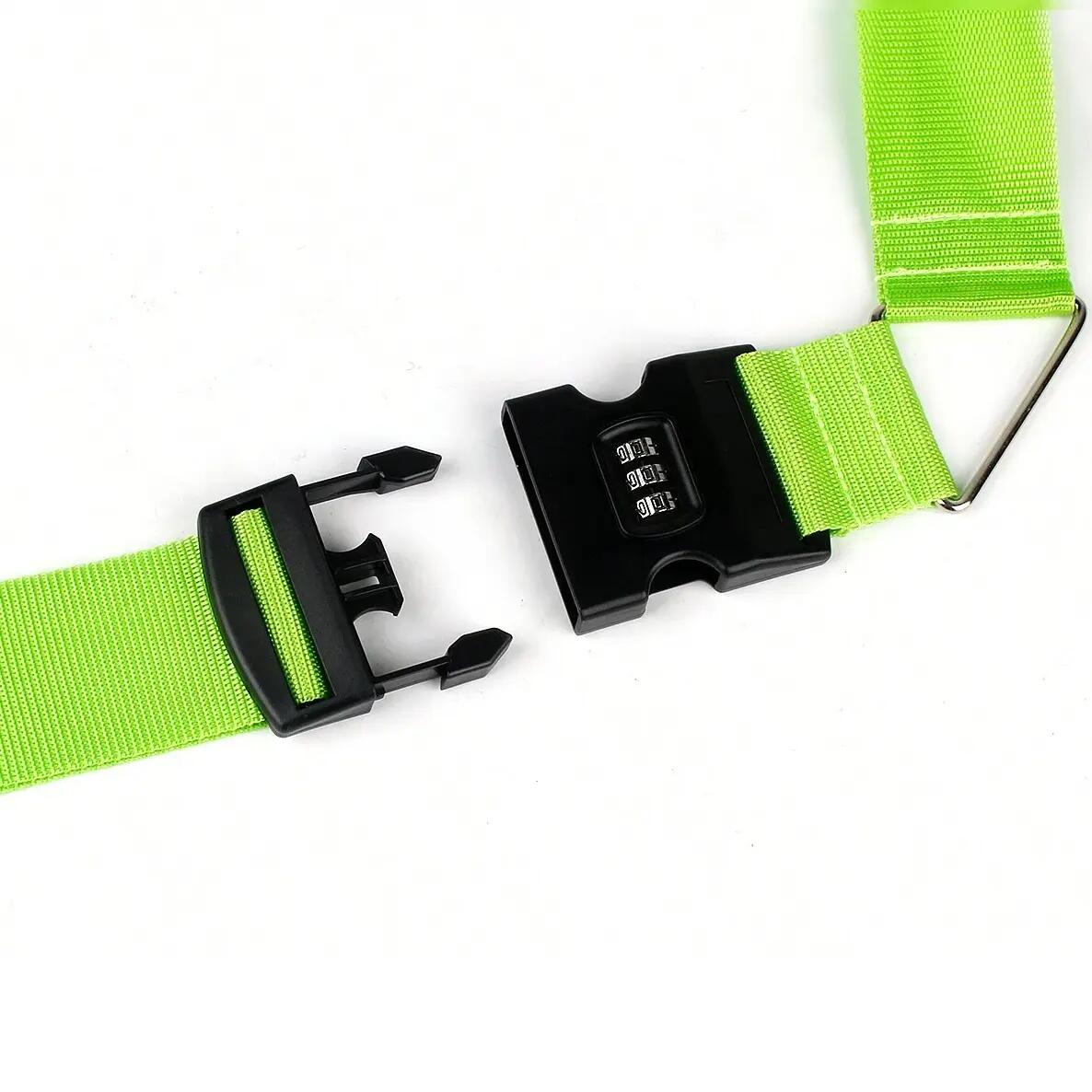 Curea pentru bagaje, 390 x 5 cm, ajustabila, inchidere catarama, fixare in cruce 3/7