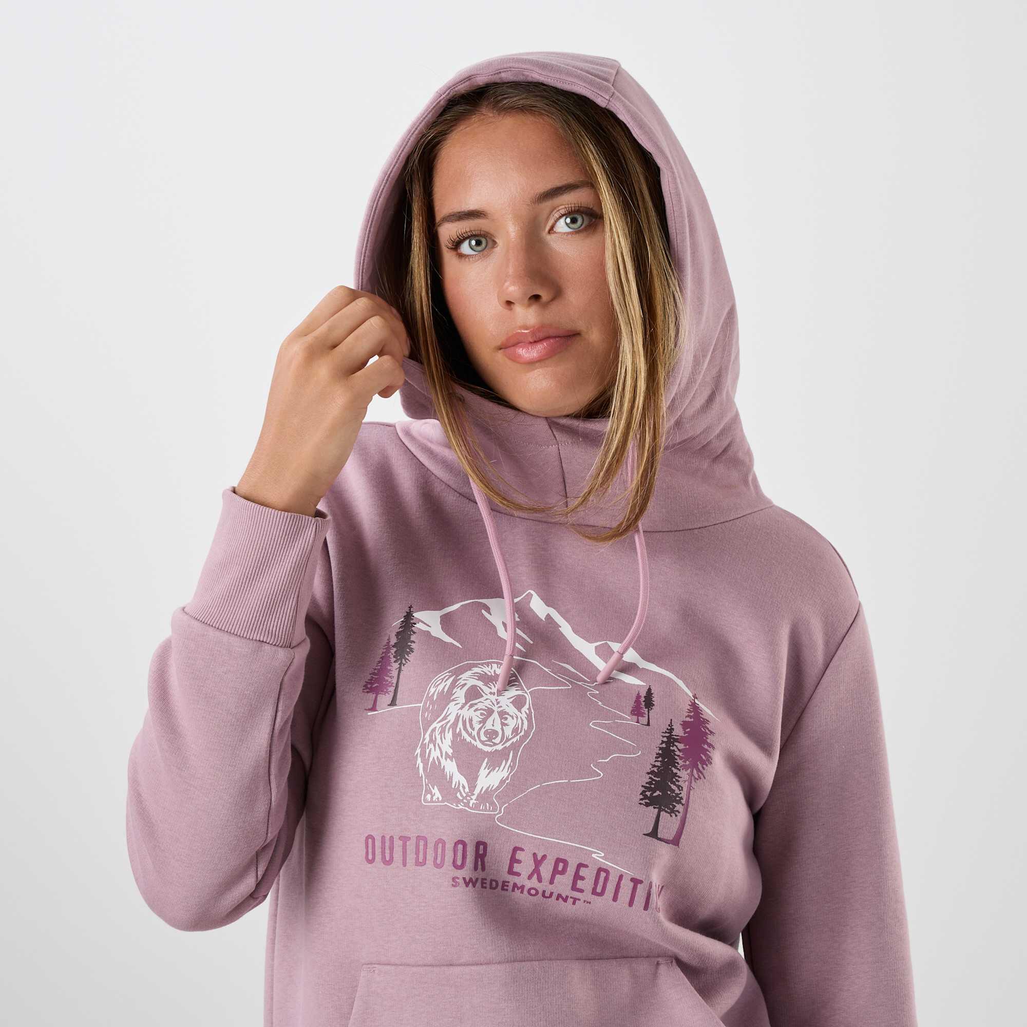 Damen Outdoor Kapuzenpullover Forest Hood W 5/8