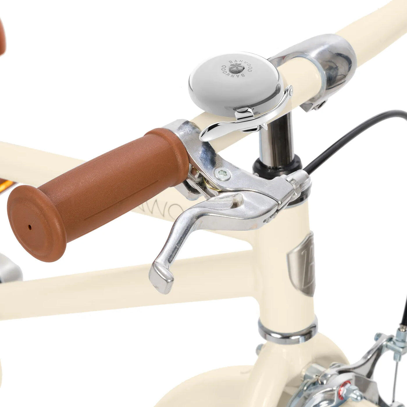 Sonnette pour vélo argentée enfant 2/3