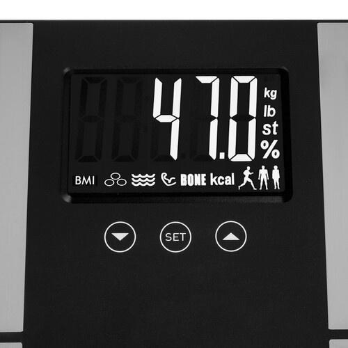 Cantar digital, procent de grasime, procent de apa, masa musculara, 225 kg