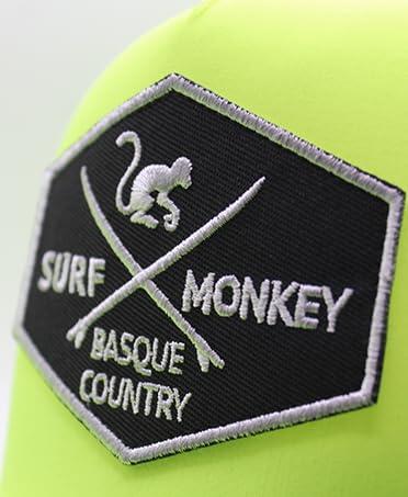 Gorra Trucker - 6 Paneles / Adulto / Talla única (Amarilla Fluor) 3/3