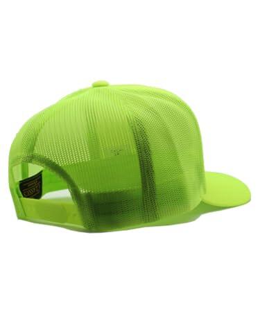 Gorra Trucker - 6 Paneles / Adulto / Talla única (Amarilla Fluor) 2/3