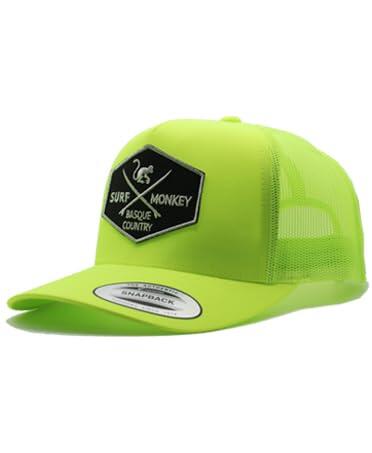 Casquette trucker - 6 panneaux / Adulte / Taille unique (Jaune fluo)